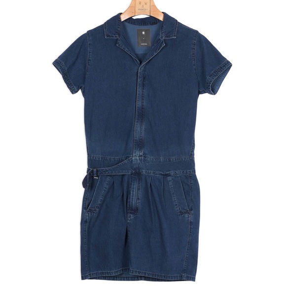 G-STAR RAW Denim Midi Dress - Picture 6 of 8